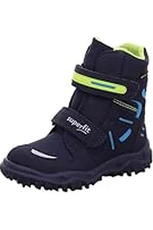 Superfit Jungen HUSKY warm gefütterte Gore-Tex Stiefel, BLAU/GRÜN 8000