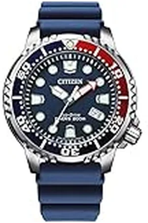 Citizen Analoge Eco-Drive herenhorloge met polyurethaan band BN0168-06L