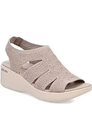 Skechers Pier-lite Memory Maker sleehaksandalen voor dames, bruin, 39 EU