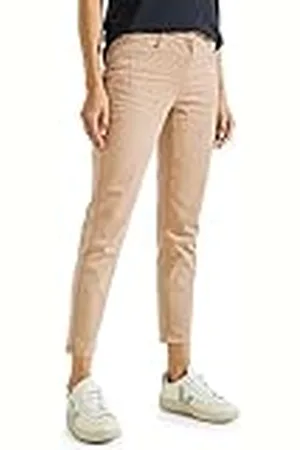 CECIL Dames B376700 Jeansbroek Slim, Soft Sand Beige, 30, , 30W x 28L