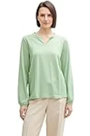 TOM TAILOR T-shirt met lange mouwen voor dames, , L
