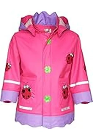 Playshoes Regenjas voor meisjes met geluksbeestje, , 140 cm