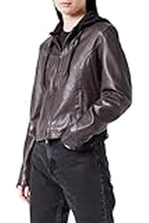 Freaky Nation Iza-fn leren jas voor dames, , XL