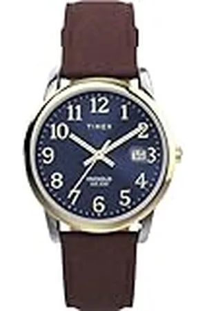 Timex Mannen Analoog Quartz Horloge met Lederen Band TW2W54500, , riem