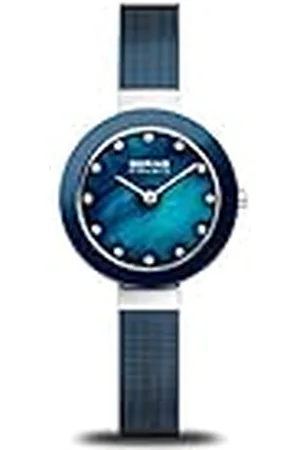 Bering Dameshorloge quartz uurwerk - keramische collectie met roestvrij staal en saffierglas 11429-387