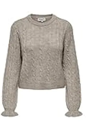 ONLY Dames Onltia Ls Cable O-Neck Bf KNT Pullover, , XL