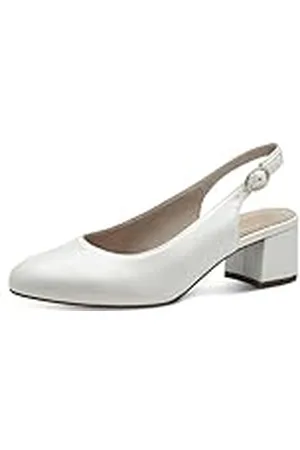 Tamaris Comfort slingpumps voor dames, van leer, elegant, parelmoermaat 4, 37 EU, , 37 EU