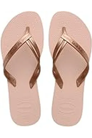 Havaianas Elegante, elegante teenslippers, duurzaam en comfortabel, met elegante bandjes en antislipzool, voor dames, ballet roos, 33/34 EU