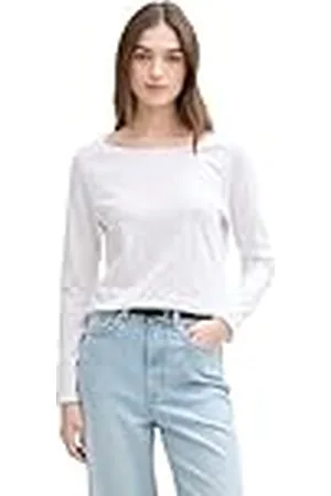 TOM TAILOR T-shirt met lange mouwen voor dames, , S