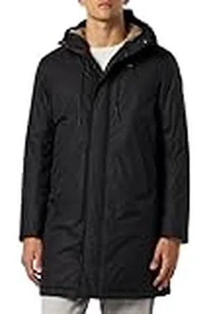 Blauer Waterdicht/lange trenchcoat parka heren, , L