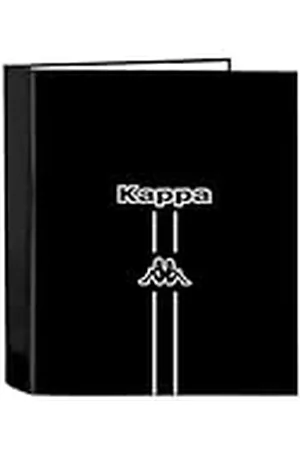 Safta Kappa Dark Ordner met 4 ringen, ideaal voor kinderen van verschillende leeftijden, comfortabel en veelzijdig, kwaliteit en duurzaamheid, 27 x 6 x 33 cm, , M, casual