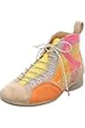Think! Dames GUAD2 chromfrei gegerbte nachhaltige Stiefelette, FUXIA/KOMBI 9090