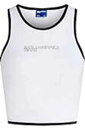 Karl Lagerfeld Outline Logo Top, dames, , top, , L