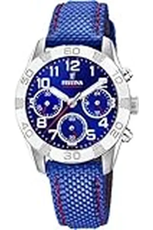 Festina Jongens-chronograaf kwartshorloge met stoffen armband F20346/2, , armband