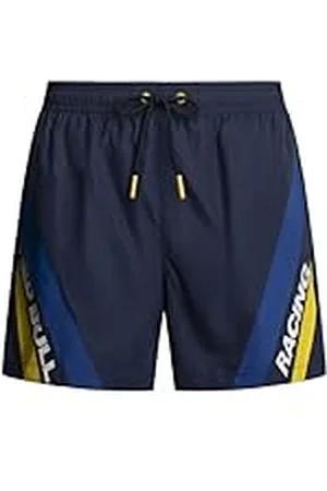 Pepe Jeans PEPE JEANS Heren RBR LINES PRINT Shorts, blauw (NAVY), S, , S
