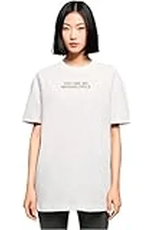 Merchcode Dames T-Shirt Dames Missing Piece Oversized Boyfriend Tee, Oversized Fit, Katoen 100% XS, , XS
