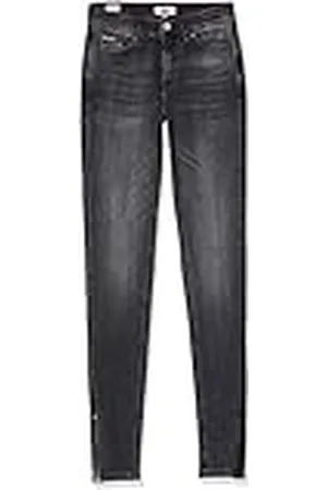 Tommy Hilfiger Nora Mid Rise Skny ANK Zip Jrvbk Straight Jeans voor dames, Jarvis Bk Str, 24W x 30L
