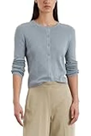 Marc O’ Polo Marc OPolo Damescardigan met knoopsluiting, slimfit, , XXL
