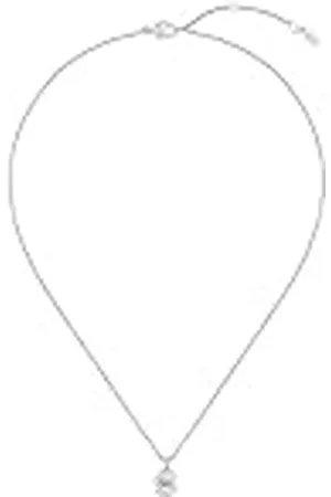 HUGO BOSS Jewelry 1580697 roestvrijstalen ketting met dubbele B-bedel voor dames, één maat, roestvrij staal, geen edelsteen, Eén maat, Roestvrij staal, Geen edelsteen