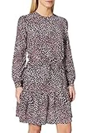 Tommy Hilfiger Dames Viscose F&F Short Dress Ls Jurk, , 32