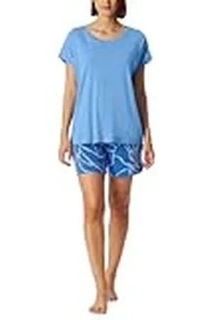 Schiesser Dames pyjama korte broek korte mouwen Modern Nightwear pyjamaset, , 48, , 48