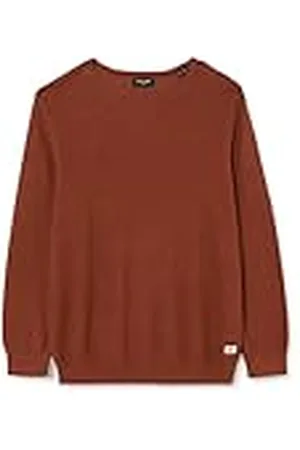 JACK & JONES JACK&JONES PLUS Heren JPRBLUCARLOS Knit Crew Neck PLS pullover, Cinnamon, 3XL