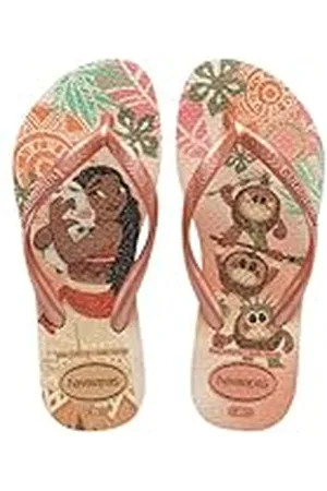 Havaianas Slim Princess Flip-Flop voor meisjes, Roze klei, 4.5/5 UK Child