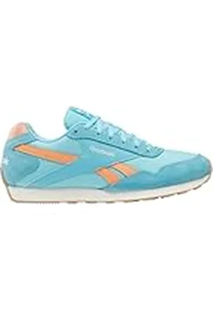 Reebok Dames Glide Low Sneaker, Digitaal Blue/Sunkissed Orange/Chalk, 39 EU, , 39 EU