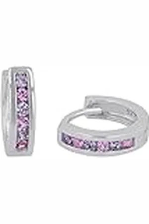 Prinzessin Lillifee Oorringen 925 sterling zilveren meisjeskinderoorbellen, met zirkonia synth., 1,2 cm, zilver, geleverd in sieradengeschenkdoosje, 2036439