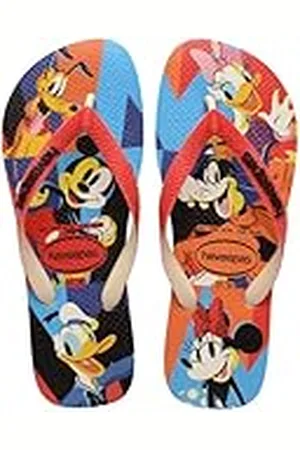 Havaianas Uniseks Disney stijlvolle teenslippers, Beige Stro Rode Robijn, 10/11 UK