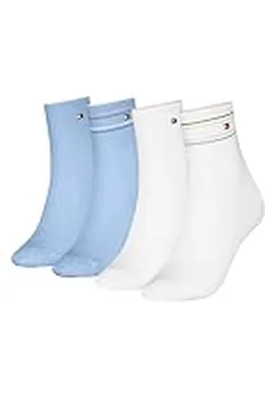 Tommy Hilfiger TH WOMEN Short Sock 4P Rib Shine ECOM, , 35-38 EU