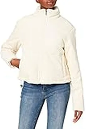 Urban classics Dames winterjas corduroy puffer jack met opstaande kraag, kort gesneden, type donsjack, maat XS tot 5XL, , XXL