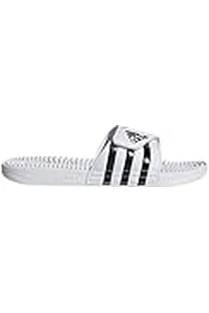 adidas Uniseks-Volwassen Adissage Slides, Cloud White/Core Black/Cloud White, 54 EU