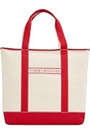Tommy Hilfiger Dames Th Summer Canvas Tote Aw0aw17421, One Size, , One Size