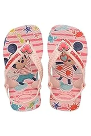 Havaianas Unisex Baby Disney Classics II Teenslippers, Roze Rood, 7 UK Child