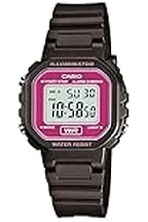 Casio 19842 dameshorloge kwarts rubber zwart LA-20WH-4A