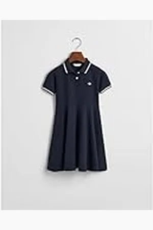 GANT Pique spin-jurk voor meisjes, , 122-128