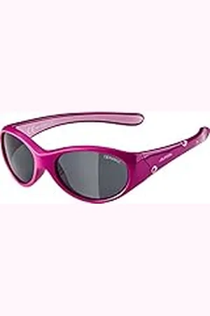 Alpina FLEXXY GIRL - Flexibele en onbreekbare zonnebril met 100% UV-bescherming voor kinderen, roze-roze gloss, eenheidsmaat