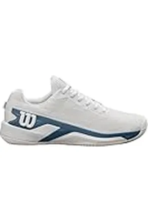 Wilson Heren Rush PRO Extra Duty Tennisschoen, Wit/China Blauw/Zilver Berk, 10.5 UK, , 10.5 UK