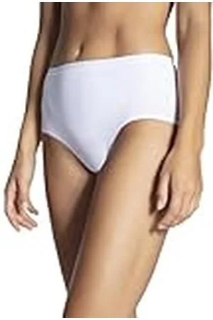 Calida Natural Comfort slip voor dames, hoge taille, natuurlijke glans en gladde grip, , 48-50