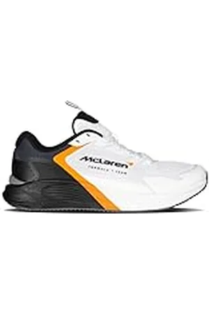 K-Swiss AERO-ACTV XMCLARENII sneakers voor heren, wit/zwart/papaya, 44,5 EU, , 44.5 EU