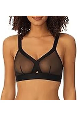 DKNY Bralette beha voor dames, Zwart (Zwarte Bp), XL