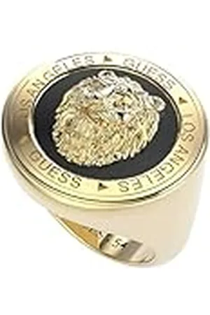 Guess Ring Lion King JUMR01315JWYGBK62, Eén maat, Metaal, Geen edelsteen