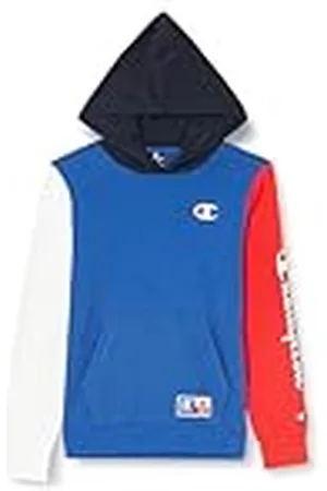Champion Legacy Retro Sport B-Spring Terry Color Block Sweatshirt met capuchon voor kinderen en jongens, , 9-10 jaar