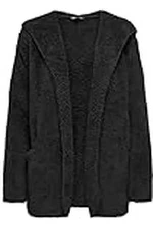 ONLY Bestseller A/S Dames ONLCONTACT Hood Sherpa Coat CC OTW jas, zwart, S, , S
