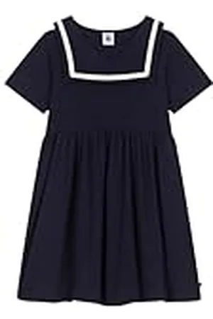 Petit Bateau Jurk met korte mouwen voor meisjes, , 6 jaar