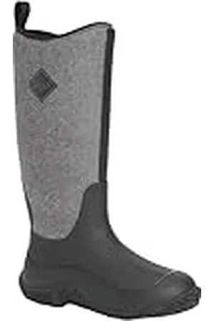 Muck Muck Boot Hale Sneeuwlaars voor dames, Zwart W Fuzzy Visgraat, 43 EU