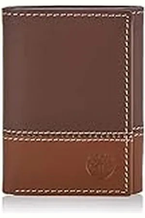 Timberland Leren trifold portemonnee met ID-venster voor heren, , Eén Maat
