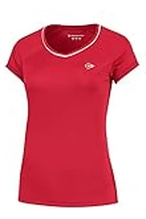 Dunlop Dames Club Ladies Crew Tee Tennis Shirt, , XXL