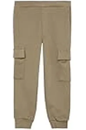 QS by s.Oliver Junior Joggingbroek voor jongens met elastische tailleband en cargozakken, , 134